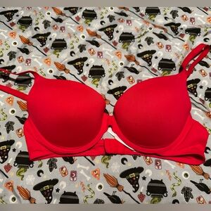 Red Women's Bra